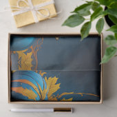 Blue Moon Pumpkins und Autumn Leaves Seidenpapier (Geschenk)