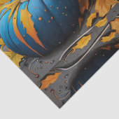 Blue Moon Pumpkins und Autumn Leaves Seidenpapier (Detail)