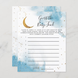 Blue Moon rät das Baby Food Dusche Spiel