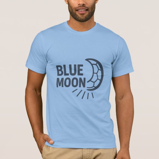 Blue Moon Rising Bella+Leinwand Jersey Short Sleev T-Shirt (Vorderseite)