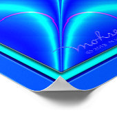 Blue Moon Shining Poster (Ecke)