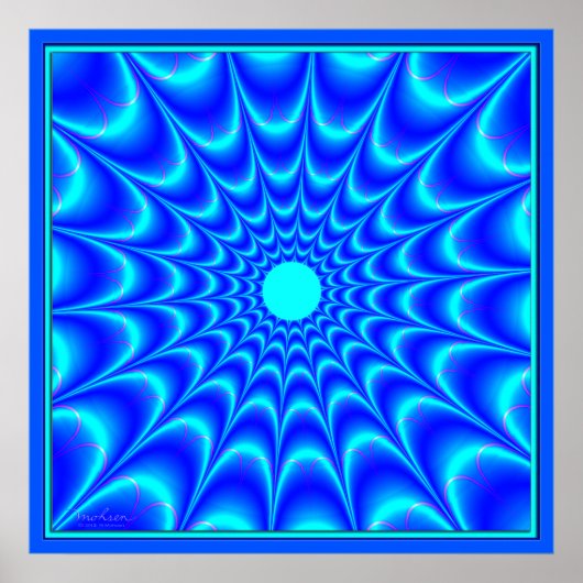 Blue Moon Shining Poster (Vorne)