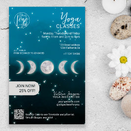 Blue Moon Star Yoga Lehrer Studiengänge Flyer