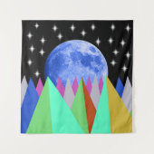 Blue Moon Tapestry Wandteppich (Vorderseite)