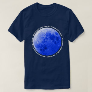 "Blue Moon"-Texte T-Shirt