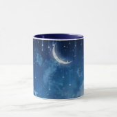 Blue Moon und Night Sky Coffee Tasse (Zentrum)
