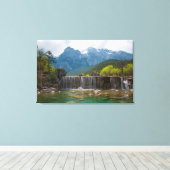 Blue Moon Valley | Jade Dragon Snow Mountain Leinwanddruck (Insitu (Holzboden))