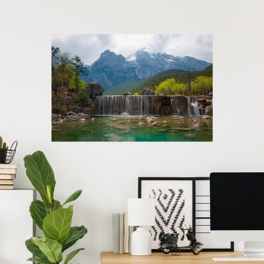 Blue Moon Valley | Jade Dragon Snow Mountain Poster (Heimbüro)