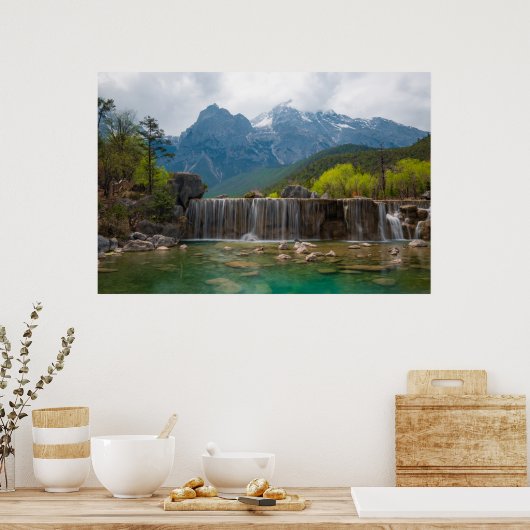 Blue Moon Valley | Jade Dragon Snow Mountain Poster (Küche)