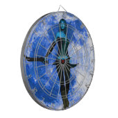 Blue Moon Warrior Dartscheibe (Vorderseite Links)