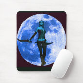 Blue Moon Warrior Mousepad (Mit Mouse)