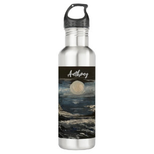 Blue Moon Water Flasche Edelstahlflasche
