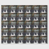 Blue Moon Weihnachten Weihnachtskrippe Wrap Geschenkpapier (Flach)