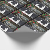 Blue Moon Weihnachten Weihnachtskrippe Wrap Geschenkpapier (Ecke)