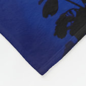 Blue Moon Wolf Fleece Blanket (Ecke)