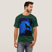 Blue Moon Wolf T-Shirt (Vorne ganz)