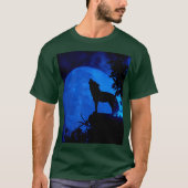Blue Moon Wolf T-Shirt (Vorderseite)
