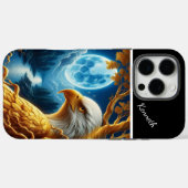 Blue Moon's Eagle Silhouette River Case-Mate iPhone Hülle (Rückseite (Horizontal))