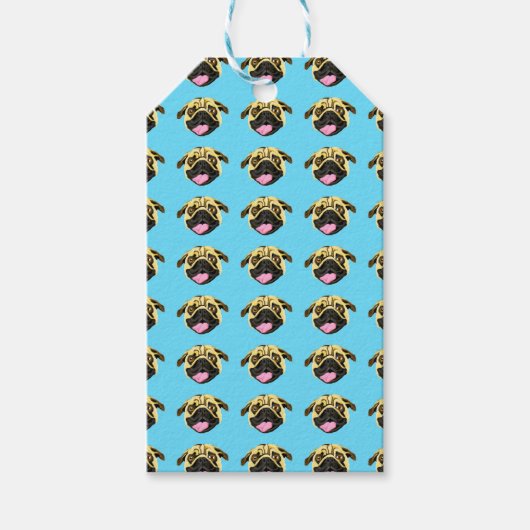 Blue Mops Gift Tags Geschenkanhänger (Vorderseite)