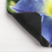 Blue Morning Glory Blume Mousepad (Ecke)