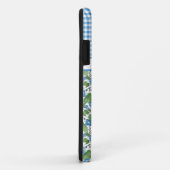 Blue Morning Glory Gingham iPhone 5/5 Xtreme Case (Hinten/Rechts)