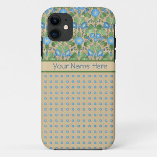 Blue Morning Glory Polkas iPhone 5 Case-Mate Hülle