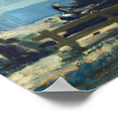 Blue Morning Poster (Ecke)