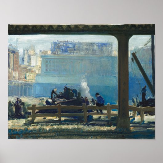 Blue Morning Poster (Vorne)