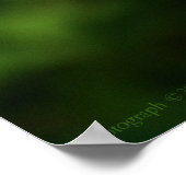 Blue Morpho 112 Print Poster (Ecke)