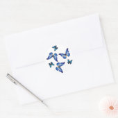 Blue Morpho Butterfells Stickers (Umschlag)