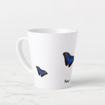 Blue Morpho Butterfets Personalisierter Text