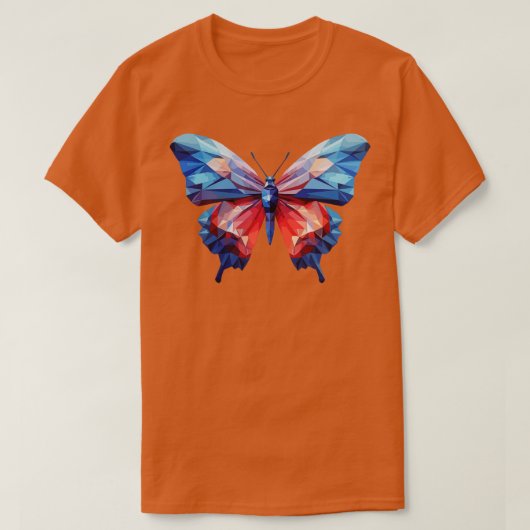 Blue Morpho Butterfly 15 T-Shirt (Design vorne)