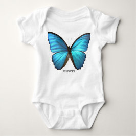 Blue Morpho Butterfly Baby Strampler