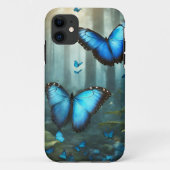 Blue Morpho Butterfly Case-Mate iPhone Hülle (Rückseite)