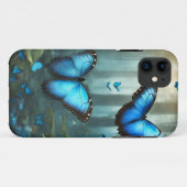 Blue Morpho Butterfly Case-Mate iPhone Hülle (Rückseite (Horizontal))
