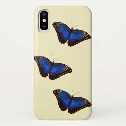 Blue Morpho Butterfly Case-Mate iPhone Hülle (Rückseite)
