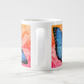 Blue Morpho Butterfly Jumbo-Tasse (Rückseite)