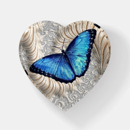 Blue Morpho Butterfly Natur Briefbeschwerer