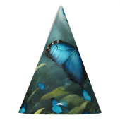 Blue Morpho Butterfly Partyhütchen (Links)