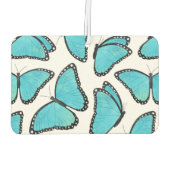 Blue Morpho Butterfly Pattern Autolufterfrischer (Rückseite)