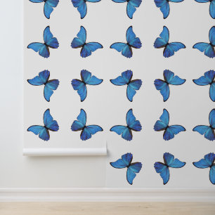 Blue Morpho Butterfly Peel & Stick Tapete