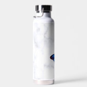 Blue Morpho Butterfly Personalisiert Trinkflasche (Rechts)