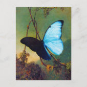 Blue Morpho Butterfly Postcard Postkarte (Vorderseite)