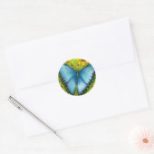 Blue Morpho Butterfly Stickers (Umschlag)