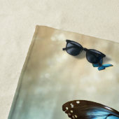 Blue Morpho Butterfly Strandtuch (Beispiel)