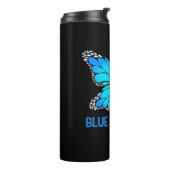 Blue Morpho Butterfly Thermosbecher (Nach links gedreht)