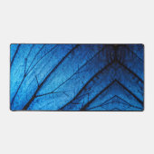 Blue Morpho Butterfly Wing Macro Schreibtischunterlage (Vorderseite)