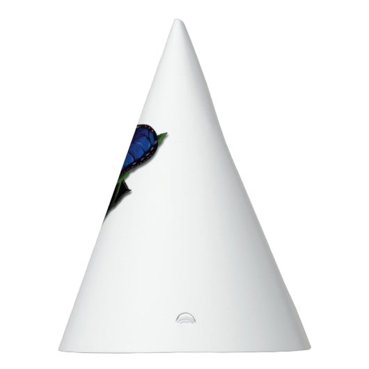 Blue Morpho Heart Butterfly Partyhütchen (Rechts)