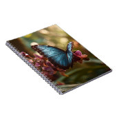 Blue Morpho Orchid Glow Notebook Notizblock (Rechte Seite)