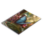 Blue Morpho Orchid Glow Notebook Notizblock (Linke Seite)